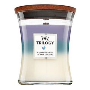 Woodwick Trilogy Calming Retreat illatos gyertya 275 g kép