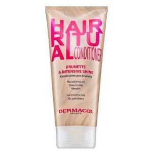 Dermacol Hair Ritual Brunette & Intensive Shine Conditioner erősítő kondicionáló barna hajra 200 ml kép