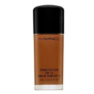 MAC Studio Fix Fluid Foundation SPF15 hosszan tartó make-up az egységes és világosabb arcbőrre NW46 30 ml kép