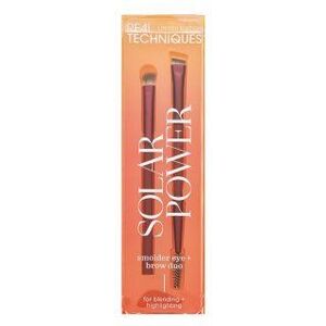 Real Techniques Solar Power Smolder Eye + Brow Duo ecset szett szemre kép