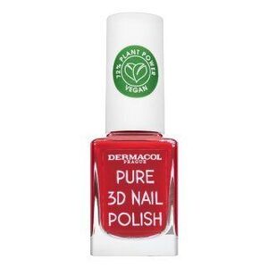 Dermacol Pure 3D Nail Polish körömlakk 04 Poppy Red 11 ml kép