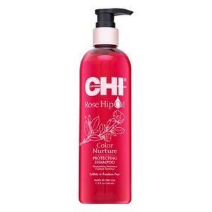 CHI Rose Hip Oil Color Nurture Protecting Shampoo védő sampon festett hajra 340 ml kép