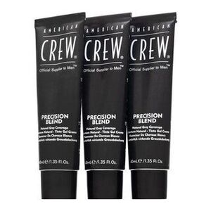 American Crew Precision Blend Natural Gray Coverage hajfesték férfiaknak Light Blond 7-8 3 x 40 ml kép