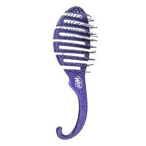 Wet Brush Shower Detangler Glitter Purple hajkefe kép