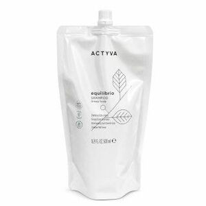 Kemon Actyva Equilibrio Greasy Scalp Shampoo tisztító sampon gyorsan zsírosodó hajra Refill 500 ml kép