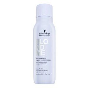 Schwarzkopf Professional BlondMe Bond Repair Purple Conditioner tonizáló kondicionáló a sárga tónusok semlegesítésére 250 ml kép