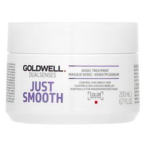 Goldwell Dualsenses Just Smooth 60sec Treatment hajsimító maszk rakoncátlan hajra 200 ml kép