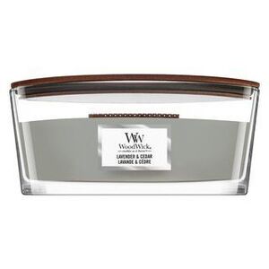 Woodwick Lavender & Cedar illatos gyertya 453, 6 g kép