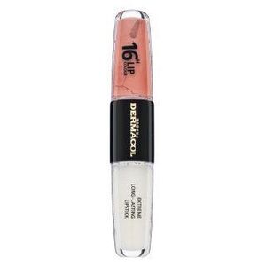 Dermacol 16H Lip Colour Extreme Long-Lasting Lipstick tartós, két fázisú szájfény No. 14 8 ml kép