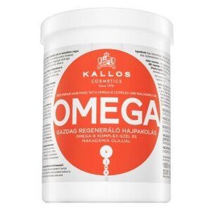Kallos Omega Rich Repair Hair Mask tápláló maszk sérült hajra 1000 ml kép