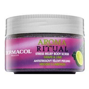 Dermacol Aroma Ritual testpeeling Stress Relief Body Scrub Grape & Lime 200 g kép