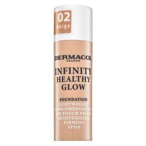 Dermacol Infinity Healthy Glow Foundation make-up az élénk bőrért 02 Beige 20 g kép