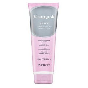 Inebrya Kromask Coloring Nourishing Mask tápláló maszk színes pigmentekkel platinaszőke és ősz hajra Silver 250 ml kép