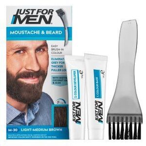 Just For Men Moustache & Beard Color szakáll színe M30 Light-Medium Brown kép