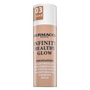 Dermacol Infinity Healthy Glow Foundation make-up az élénk bőrért 03 Sand 20 g kép