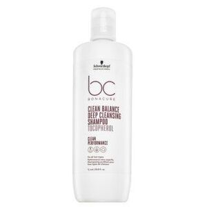 Schwarzkopf Professional BC Bonacure Clean Balance Deep Cleansing Shampoo Tocopherol mélytisztító sampon minden hajtípusra 1000 ml kép