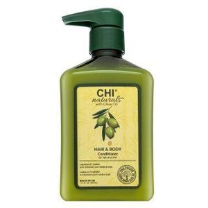 CHI Naturals with Olive Oil Hair & Body Conditioner kondicionáló hajra és testre 340 ml kép