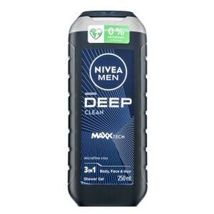 Nivea Men Deep Clean tusfürdő gél Shower Gel 250 ml kép