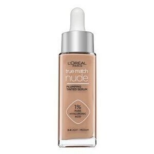 L´Oréal Paris True Match Nude Plumping Tinted Serum szérum tónusegyesítő 3-4 Light Medium 30 ml kép