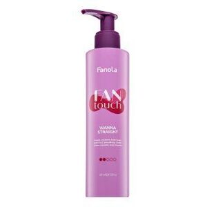 Fanola Fan Touch Wanna Straight Anti-Frizz Smoothing Cream hajsimító krém hajgöndörödés és rendezetlen hajszálak ellen 195 ml kép