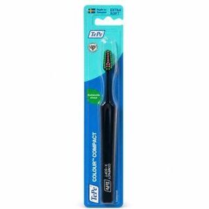 TePe Colour Compact fogkefe Extra Soft Toothbrush Dark Blue kép