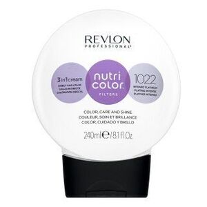 Revlon Professional Nutri Color Filters 3in1 Cream tápláló maszk színes pigmentekkel hajszín élénkítésére 1022 Intense Platinum 240 ml kép