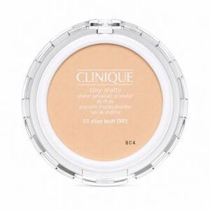 Clinique Stay Matte Sheer Pressed Powder púder matt hatású 01 Stay Buff 7, 6 g kép