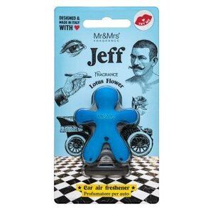 Mr&Mrs Fragrance Jeff Chrome Car Air Freshener Lotus Flowers kép