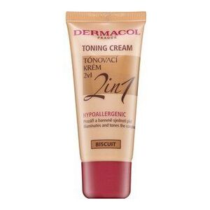 Dermacol Toning Cream 2in1 tonizáló és hidratáló emulziók tónusegyesítő Biscuit 30 ml kép
