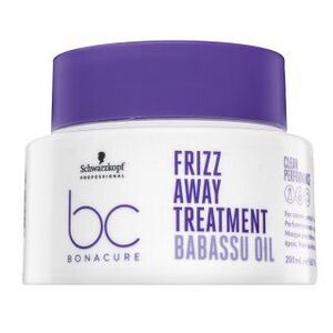 Schwarzkopf Professional BC Bonacure Frizz Away Treatment hajsimító maszk hajgöndörödés és rendezetlen hajszálak ellen 200 ml kép
