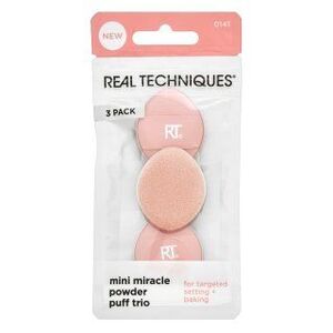 Real Techniques Mini Miracle Powder Puff Trio szivacs púderhez kép