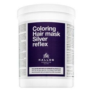Kallos Silver Reflex Hair Mask neutralizáló maszk platinaszőke és ősz hajra 1000 ml kép
