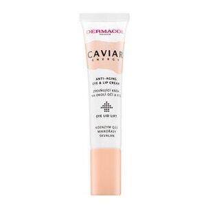 Dermacol Caviar Energy Anti-Aging Eye & Lip Cream Feszesítő szilárdító krém A szem és az ajkak körüli bőr sűrűségének helyreállítása 15 ml kép