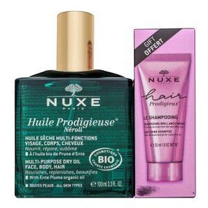 Nuxe Prodigieux Néroli készlet Multi-Purpose Dry Oil + High Shine Shampoo 100 ml + 30 ml kép