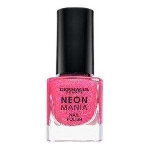 Dermacol Neon Mania Nail Polish körömlakk 1 Pink Chic 5 ml kép