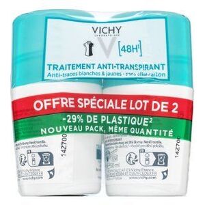 Vichy 48H Anti-Traspirant antiperspirant No White Marks & Yellow Stains Roll-On 2 x 50 ml kép
