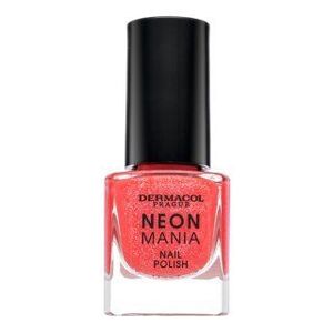 Dermacol Neon Mania Nail Polish körömlakk 7 Coral Sunset 5 ml kép