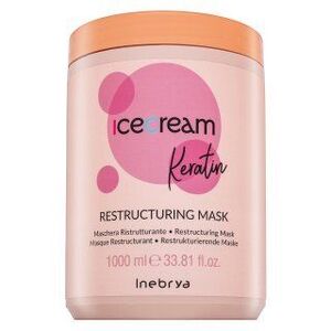 Inebrya Ice Cream Keratin Restructuring Mask erősítő maszk keratinnal 1000 ml kép