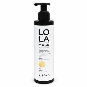 Artègo Lola Your Beauty Colour Mask tápláló maszk színes pigmentekkel színfelfrissítő meleg szőke hajárnyalatra Sun 200 ml kép