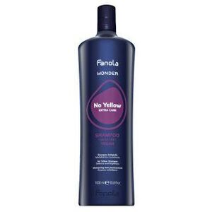 Fanola Wonder No Yellow Extra Care Shampoo sampon a sárga tónusok semlegesítésére 1000 ml kép