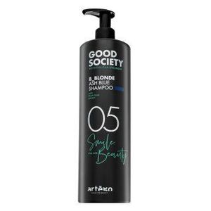 Artègo Good Society 05 B_Blonde Ash Blue Shampoo neutralizáló sampon platinaszőke és ősz hajra 1000 ml kép