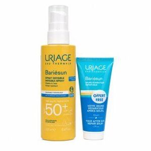 Uriage Bariésun készlet a tökéletes barnuláshoz Invisible Spray SPF 50+ + After Sun Repair Balm 200 ml + 50 ml kép