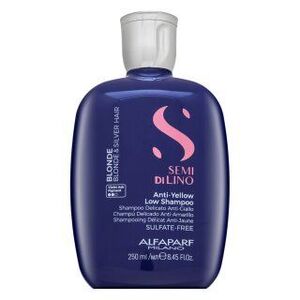 Alfaparf Milano Semi Di Lino Blonde Intense Anti-Yellow Low Shampoo neutralizáló sampon szőke hajra 250 ml kép