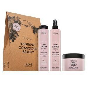 Lakmé Teknia Frizz Control Pack készlet hajgöndörödés és rendezetlen hajszálak ellen 300 ml + 300 ml + 250 ml kép