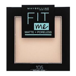 Maybelline Fit Me! Matte + Poreless Powder púder matt hatású 105 Natural Ivory 9 g kép