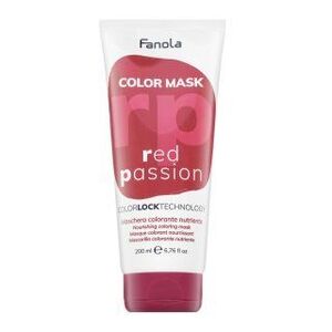 Fanola Color Mask tápláló maszk színes pigmentekkel hajszín élénkítésére Red Passion 200 ml kép