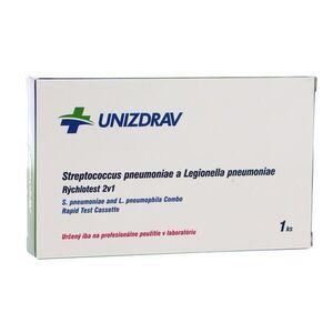 Gyorsteszt 2 az 1-ben Streptococcus pneumoniae és Legionella pneumoniae ellen, 1 db kép