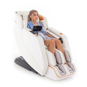 Elektromos masszázsfotel Prestige 3D MASSAGER ionizátorral, fehér kép
