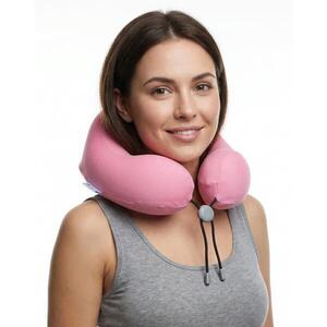 Ergonomikus memóriahabos utazópárna, rózsaszín kép