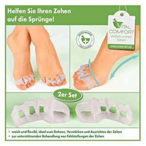 1 pár lábujj-elválasztó kép